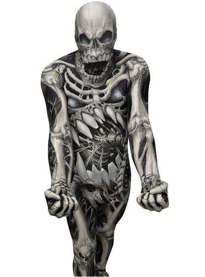 Disfraz de calavera y huesos Monster Collection Morphsuit - Morphsuits | Funidelia