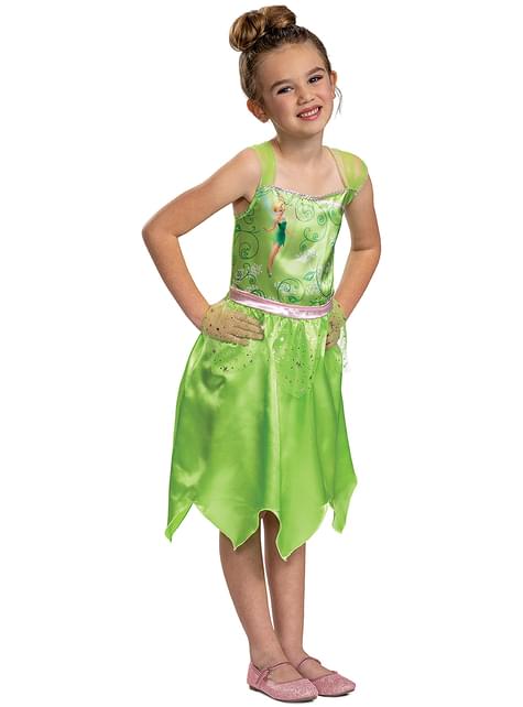 Disfraz de Campanilla clásico para niña - Peter Pan - Disguise | Funidelia