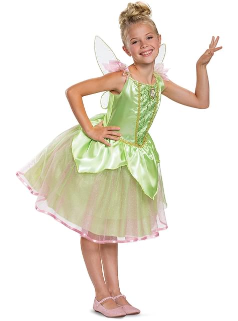 Disfraz de Campanilla Deluxe para niña - Peter Pan - Disguise | Funidelia