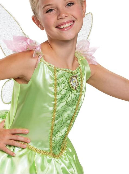 Disfraz de Campanilla Deluxe para niña - Peter Pan - Disguise | Funidelia
