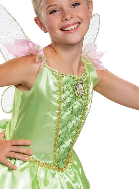 Disfraz de Campanilla Deluxe para niña - Peter Pan - Disguise | Funidelia