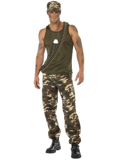 Disfraz de camuflaje para hombre - Smiffys | Funidelia