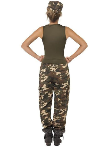 Disfraz de camuflaje para mujer