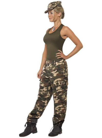 Disfraz de camuflaje para mujer