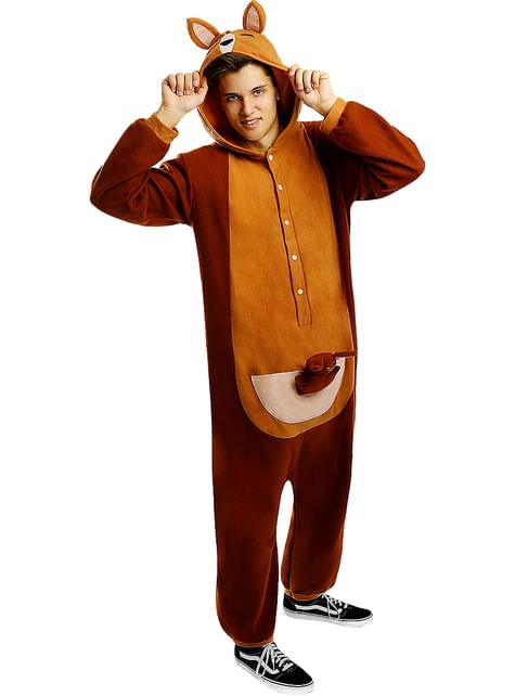 Disfraz de canguro onesie para adulto - Funiglobal | Funidelia