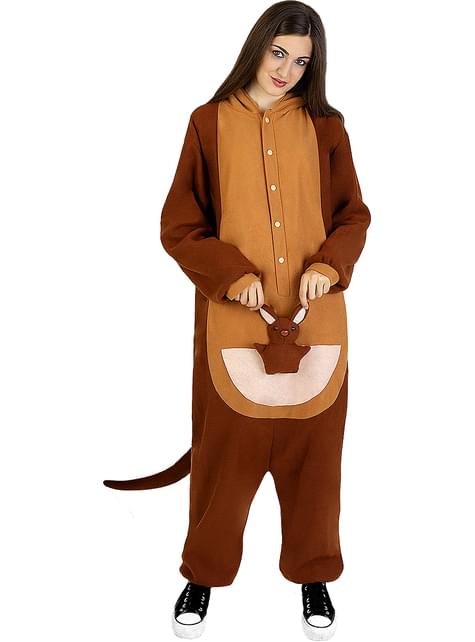 Disfraz de canguro onesie para adulto - Funiglobal | Funidelia