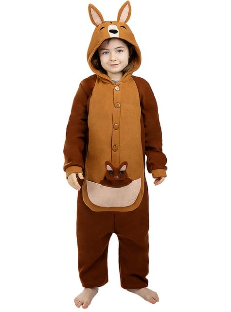 Disfraz de canguro onesie para niños - Funiglobal | Funidelia