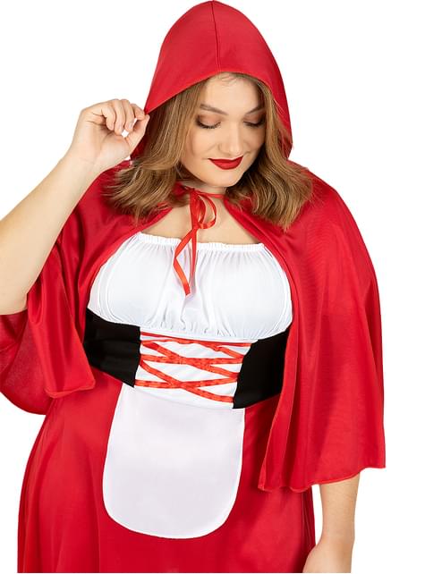 Disfraz de caperucita roja para mujer talla grande - Funiglobal | Funidelia