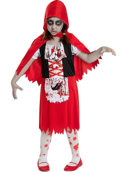 Disfraz de Caperucita roja zombie para niña - Funiglobal | Funidelia