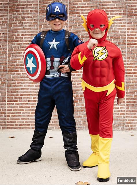 Disfraz de Capitán América Civil War deluxe para niño