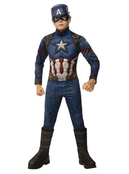 Disfraz de Capitán América Premium para niño - Los Vengadores: Endgame - Rubies USA | Funidelia