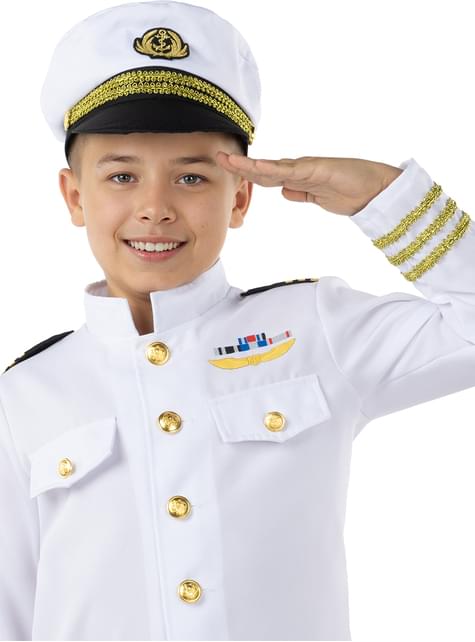 Disfraz de capitán de la marina para niño - Funiglobal | Funidelia