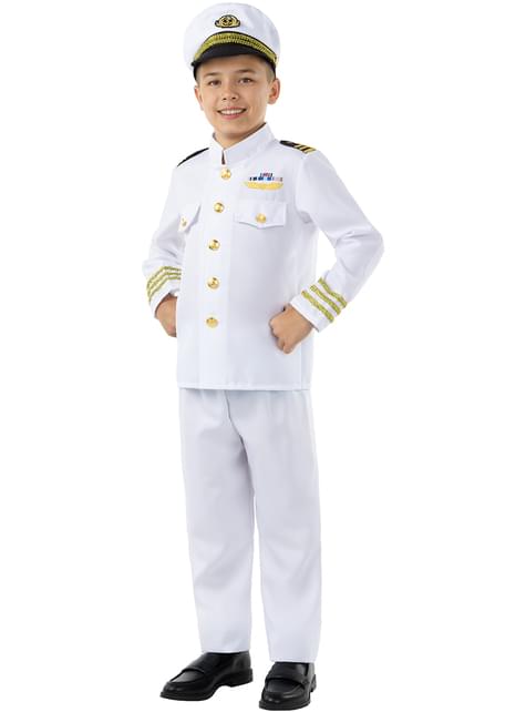 Disfraz de capitán de la marina para niño - Funiglobal | Funidelia