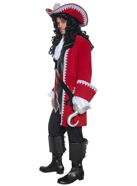 Disfraz de capitán pirata deluxe