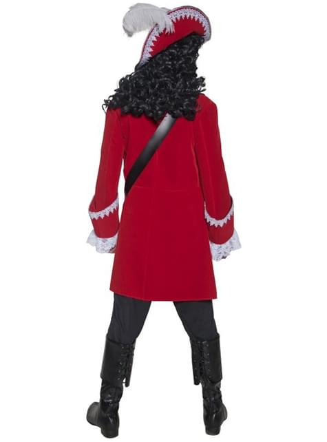Disfraz de capitán pirata deluxe