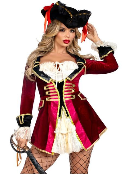 Disfraz de capitán pirata para mujer - Leg Avenue | Funidelia