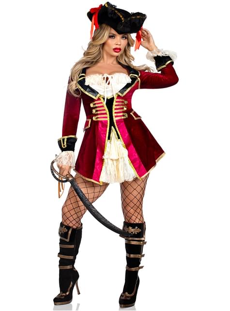 Disfraz de capitán pirata para mujer - Leg Avenue | Funidelia