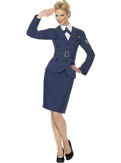 Disfraz de capitana de las fuerzas aéreas