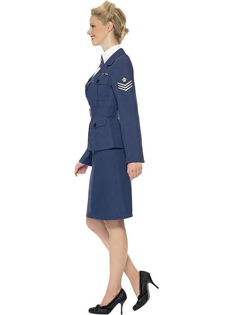Disfraz de capitana de las fuerzas aéreas