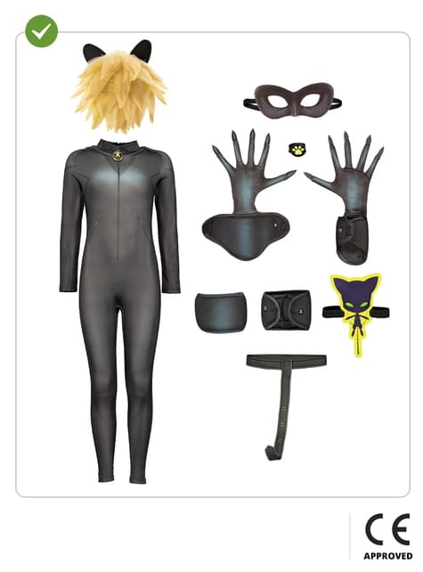 Disfraz de Cat Noir con accesorios para niño - Ladybug