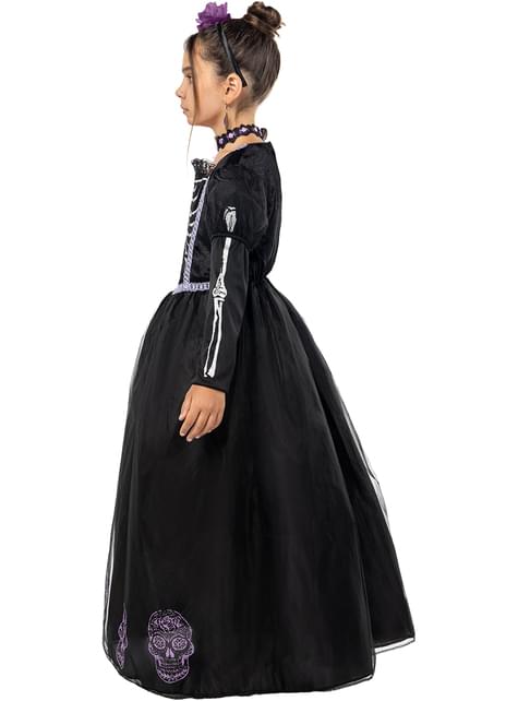 Disfraz de Catrina Día de los Muertos para niña - Funiglobal | Funidelia