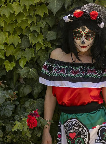 Disfraz de Dia de los Muertos Mexico para mujer - Funiglobal | Funidelia