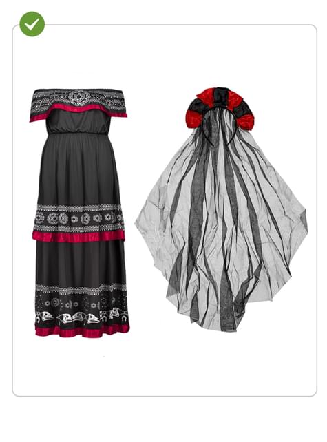 Disfraz de Catrina para mujer - Funiglobal | Funidelia