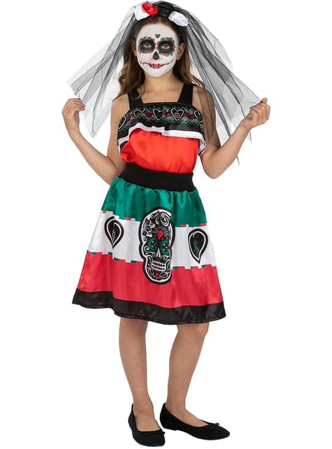 Disfraz de Catrina para niña - Funiglobal | Funidelia