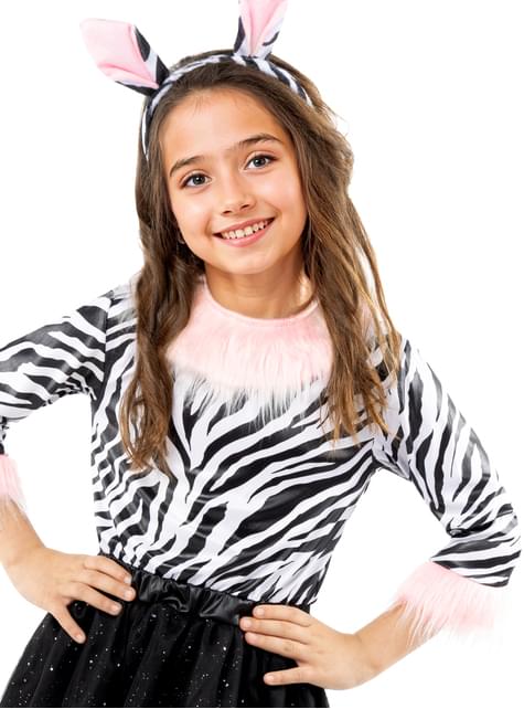 Disfraz de cebra con tutú para niña - Funiglobal | Funidelia