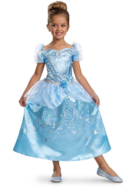 Disfraz de Cenicienta clásico para niña