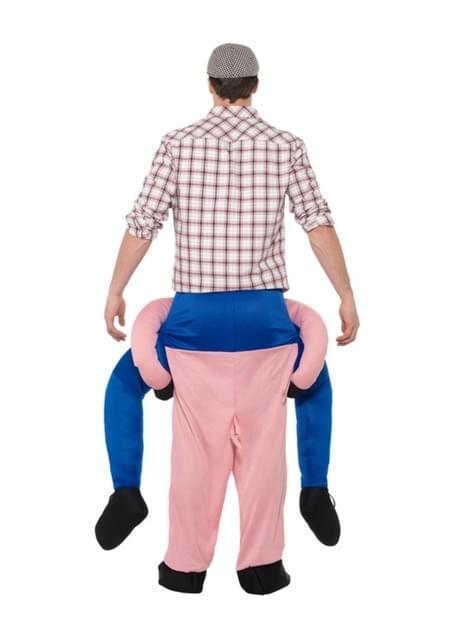 Disfraz de cerdo ride on para adulto