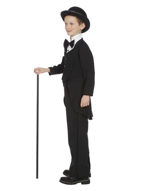 Disfraz de Charles Chaplin para niño - Wilbers | Funidelia