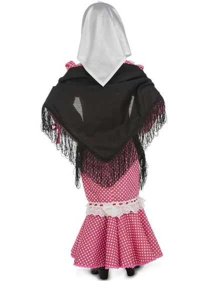 Disfraz de chulapa rosa para bebé
