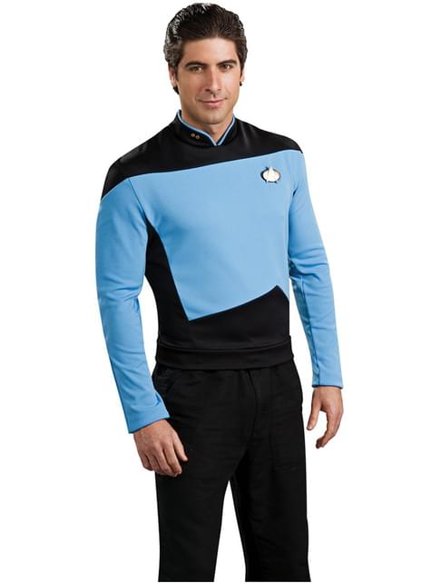 Disfraz de Científico Azul Star Trek La Nueva Generación para hombre - Rubies USA | Funidelia