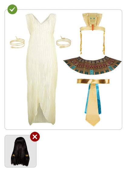 Disfraz de Cleopatra elegante para mujer talla grande - Funiglobal | Funidelia