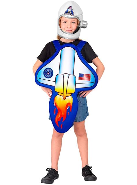 Disfraz de cohete astronauta para niño