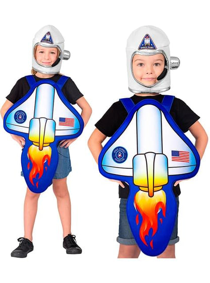 Disfraz de cohete astronauta para niño