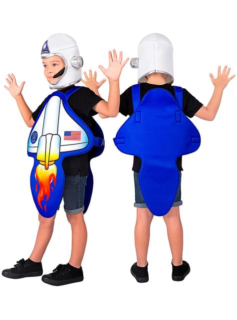 Disfraz de cohete astronauta para niño