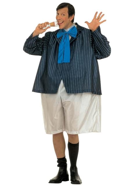 Disfraz de colegial regordete para hombre