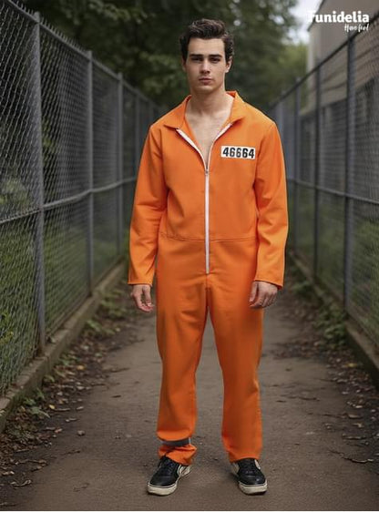 Disfraz de convicto naranja - Funiglobal | Funidelia