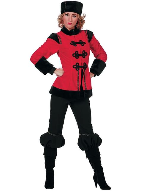 Disfraz de Cosaco rojo para mujer - Wilbers | Funidelia