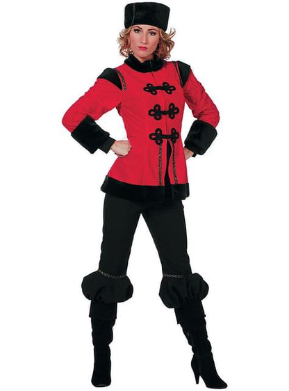 Disfraz de Cosaco rojo para mujer - Wilbers | Funidelia