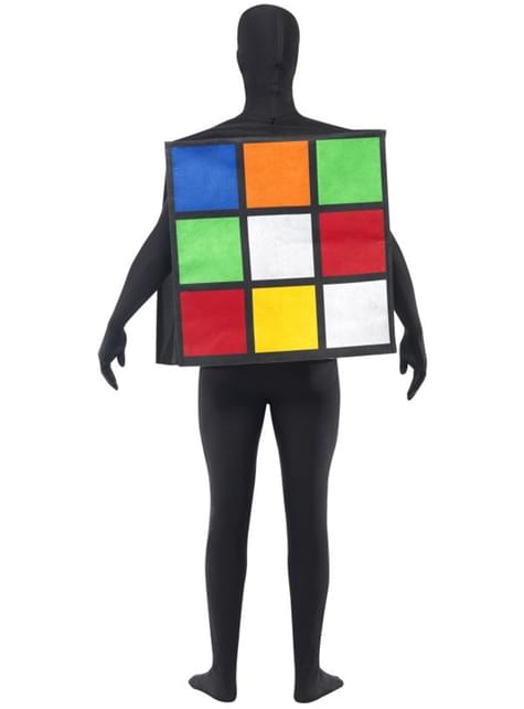 Disfraz de cubo de Rubik para adulto