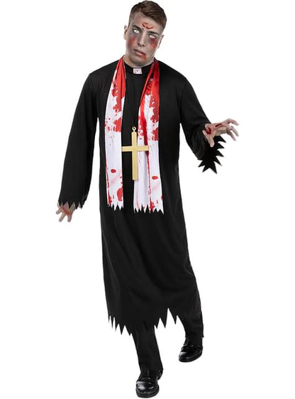 Disfraz de cura zombie para hombre - Funiglobal | Funidelia