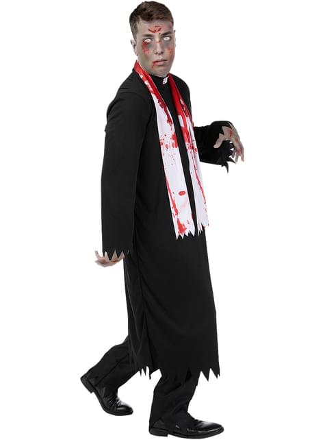 Disfraz de cura zombie para hombre - Funiglobal | Funidelia