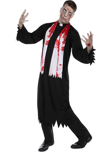 Disfraz de cura zombie para hombre - Funiglobal | Funidelia