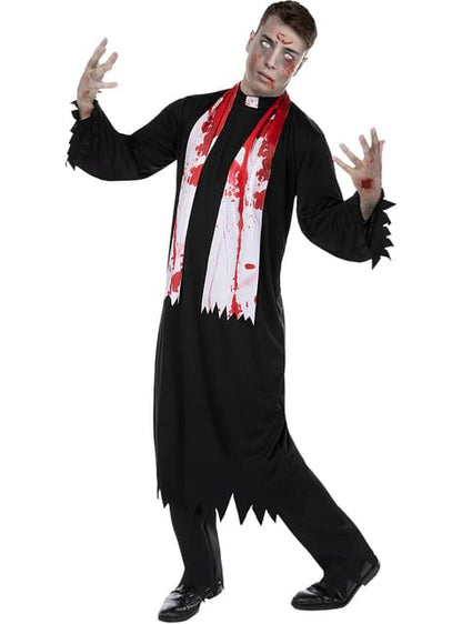 Disfraz de cura zombie para hombre - Funiglobal | Funidelia