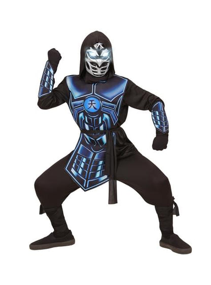 Disfraz de cyber ninja azul infantil - Widmann | Funidelia