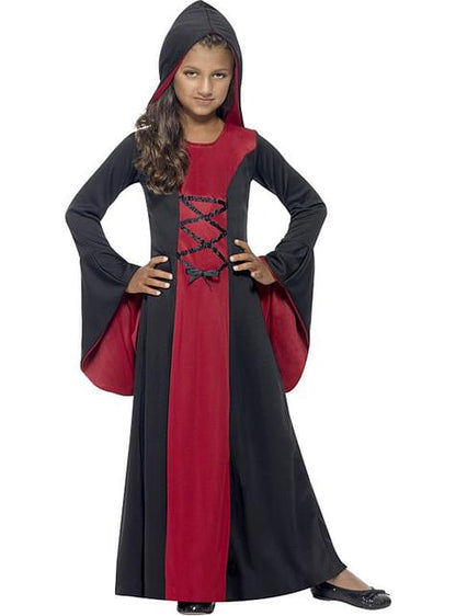 Disfraz de dama vampiresa para niña