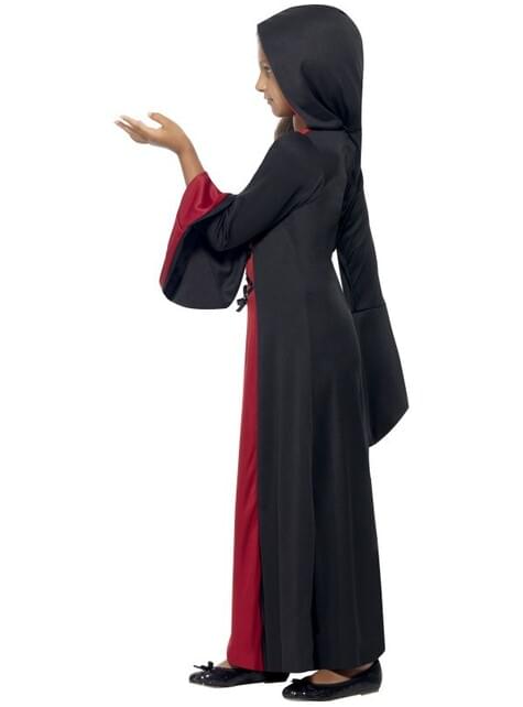 Disfraz de dama vampiresa para niña